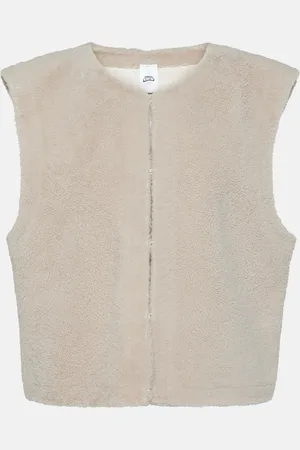JET SET Sleeveless shearling vest