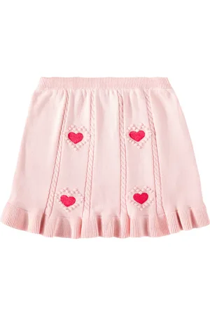 Konges Sløjd Soleil embroidered cotton skirt