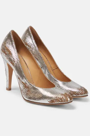 Maison Margiela Distressed metallic pumps
