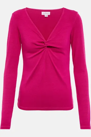 Velvet Twist-detail top