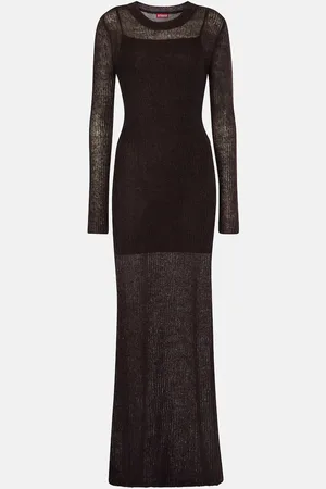 Staud Eiza mesh maxi dress