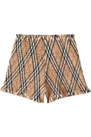 Burberry Checked cotton shorts