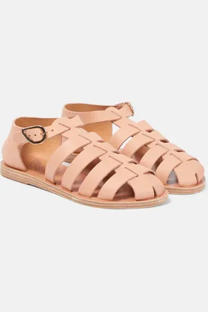Ancient Greek Sandals Homeria leather fisherman sandals