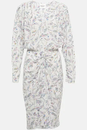 Marant Etoile Danalia printed jersey midi dress