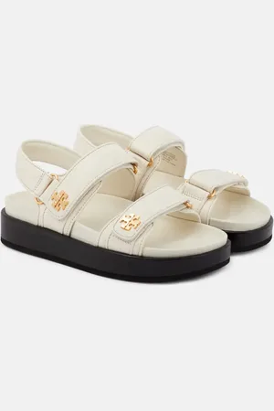 Tory Burch Double T leather sandals