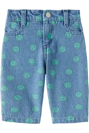 The New Society Baby Smiley printed jeans