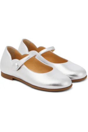Christian Louboutin Melodie Chick metallic leather ballet flats
