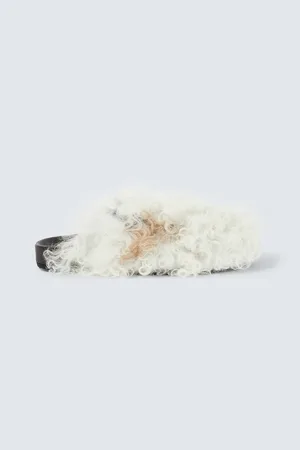 Alanui Journey shearling slippers