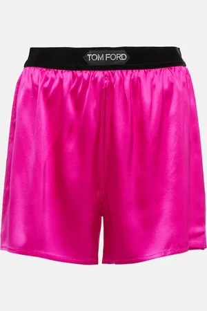 Tom Ford High-rise silk-blend satin shorts