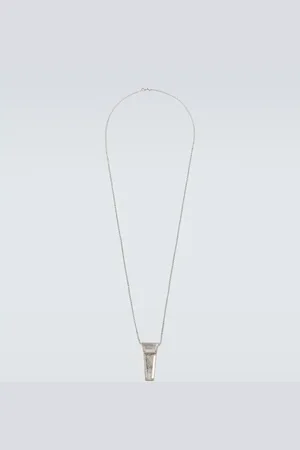 Rick Owens Crystal Trunk Charm pendant necklace