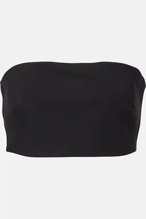 Staud Palladium strapless crop top