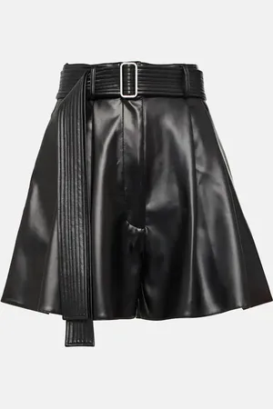 ALEX PERRY Pace high-rise pleated shorts