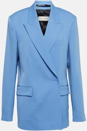DRIES VAN NOTEN Wool gabardine blazer