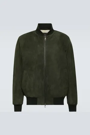 Loro Piana Suede bomber jacket