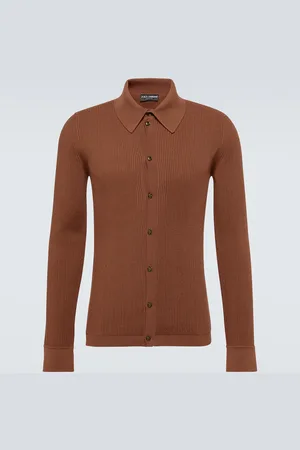 Dolce & Gabbana Wool-blend polo sweater