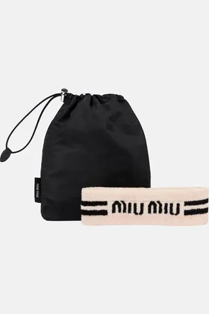 Miu Miu Tennis headband and wristbands set