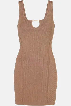 Jacquemus Sierra ribbed-knit minidress