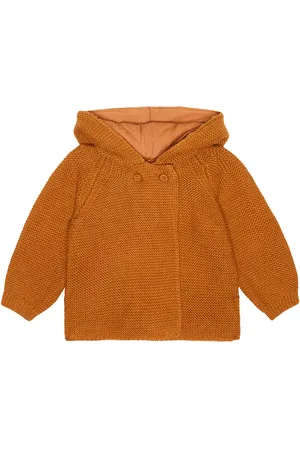 Stella McCartney Baby Fox cotton and wool cardigan
