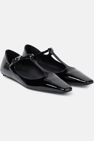 The Attico Juno leather ballet flats