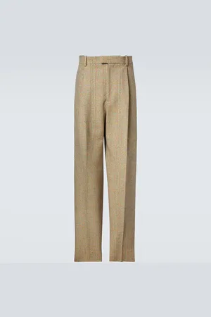 Bottega Veneta Prince of Wales check straight pants