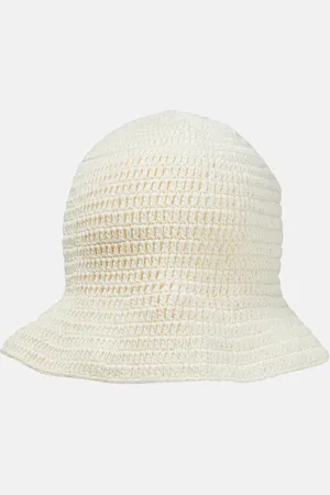 ANNA KOSTUROVA Crochet cotton bucket hat