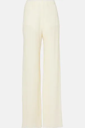 ‎Taller Marmo‎ Zoagli cotton and silk-blend straight pants