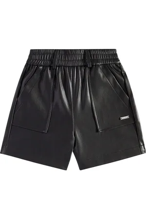 MONNALISA Faux leather shorts