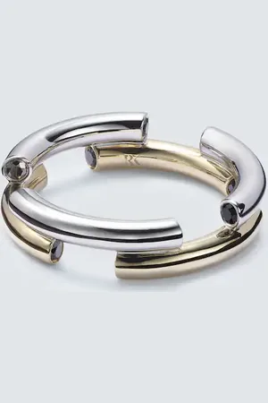 Rainbow K Monica 9kt ring with diamonds