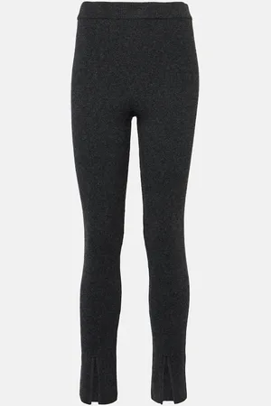 MAGDA BUTRYM Ribbed-knit cashmere slim pants