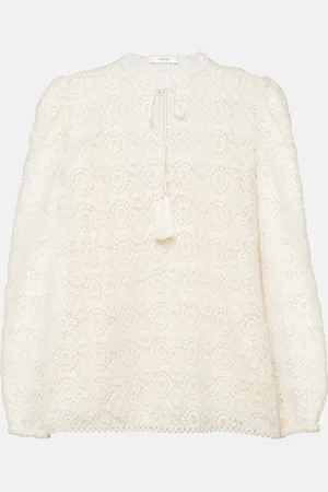 Frame Cotton lace blouse