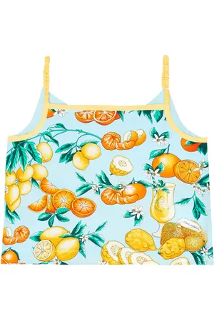 Dolce & Gabbana Printed cotton camisole
