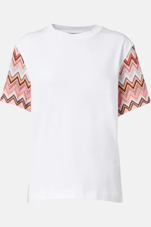 Missoni Embroidered cotton T-shirt