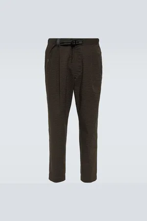 and wander Seersucker straight pants