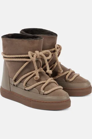 INUIKII Classic Wedge leather snow boots