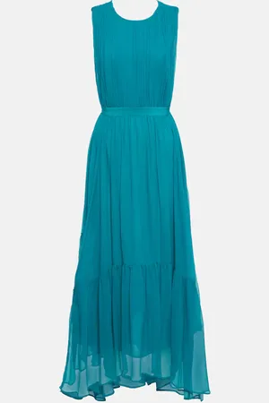 ULLA JOHNSON Sarai silk chiffon midi dress