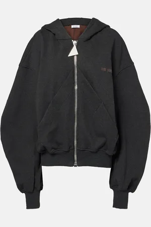 The Attico Cotton fleece hoodie