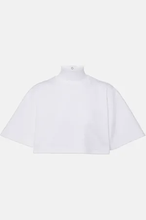 Alaïa Cotton turtleneck top