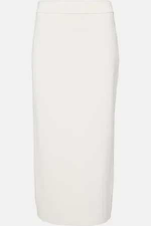 The Frankie Shop Solange knitted pencil skirt