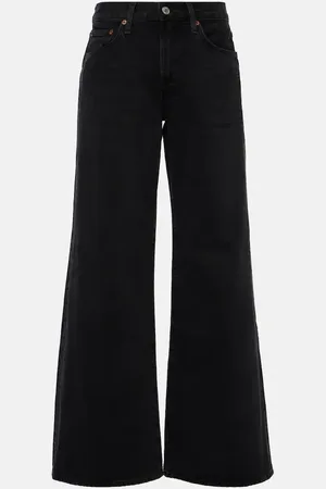AGOLDE Clara low-rise wide-leg jeans
