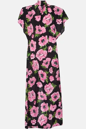 Stella McCartney Floral printed silk maxi dress