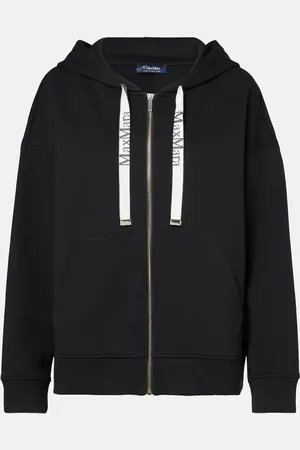 Max Mara Jour cotton-blend jersey hoodie