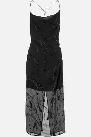 XU ZHI Embellished layered midi dress