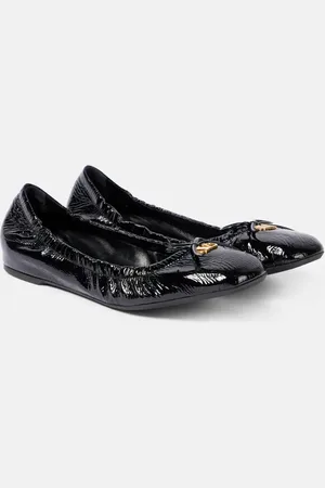 VALENTINO GARAVANI VLogo Signature patent leather ballet flats