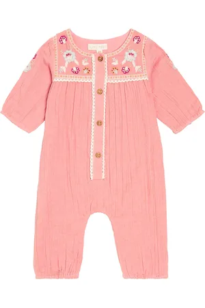 Louise Misha Baby Liliane cotton jumpsuit