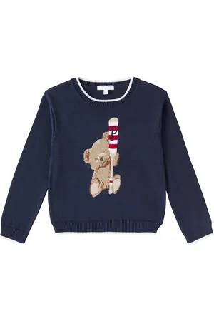 PATACHOU Intarsia cotton sweater