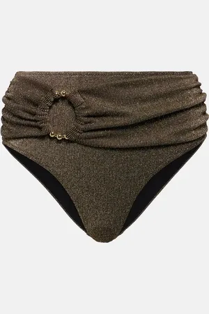 ALEXANDRA MIRO Dorit ruched bikini bottoms