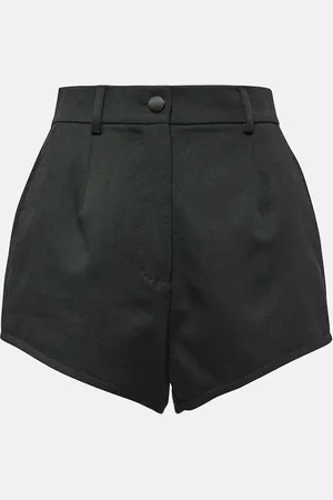 Dolce & Gabbana High-rise virgin wool shorts