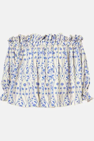 Agua by Agua Bendita Urucu off-shoulder blouse