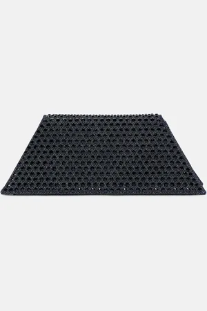 Amina Muaddi Superamini Yigit denim clutch
