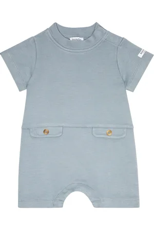 Donsje Baby Olke cotton jersey playsuit